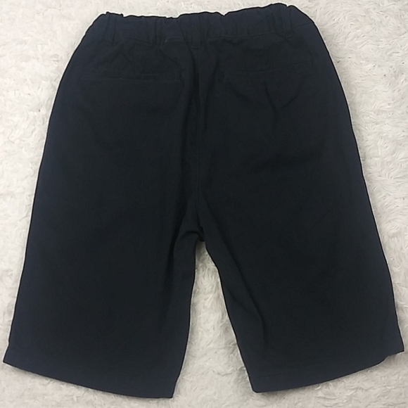 Children's Place Navy Blue Mid Rise adjustable Waist Bermuda Dress Uniform Short - Picture 10 of 13